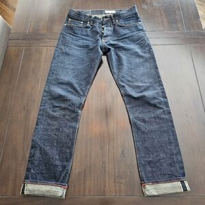 Gustin #338 Japan Heavy Antique Selvedge Jeans Size 33 Slim